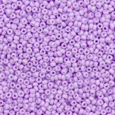 Miyuki rocailles Perlen 15/0 - Duracoat opaque columbine lila 15-4488